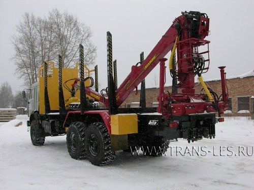 Сортиментовоз КамАЗ 43118 с манипулятором СФ-65С со склада