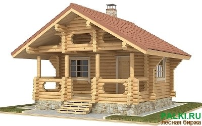 Бани из оцилиндрованного бревна
